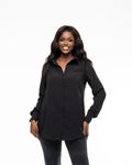 Monarch Oversize fit Shirt in EBONY - Ikojn