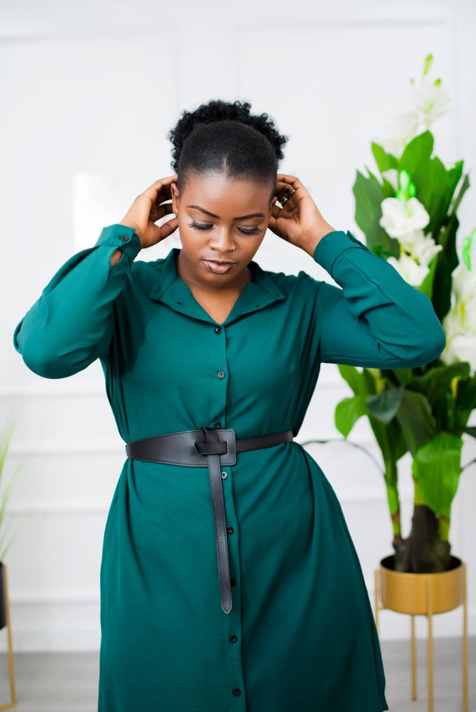Buy Sasha Leather Waist Belt in Black online |Women's Wear Accessories -Ikojn Nairobi Kenya